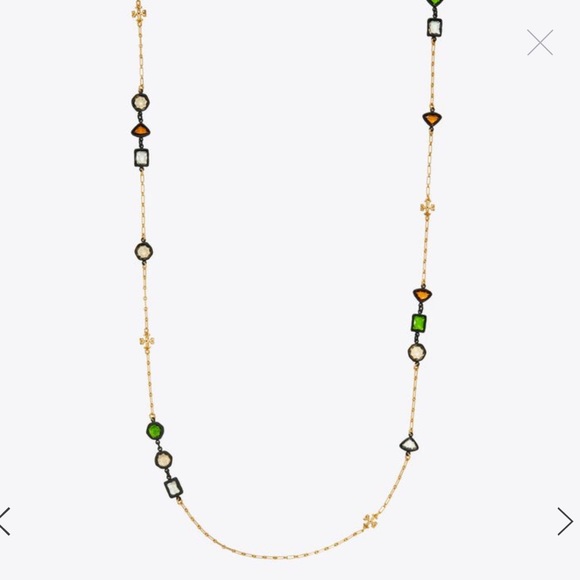 New Tory Burch ROXANNE DELICATE LONG NECKLACE - Picture 4 of 15